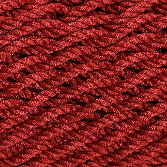 Sunnydaze Outdoor Hammock Chair Swing - Hanging Hammock Swing - Hanging Reading Chair - Soft-Spun Polyester Rope - Caribbean XL - Red SunnydazeDecor