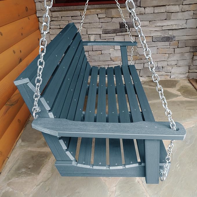 Highwood Weatherly Porch Swing, 4 Feet, Nantucket Blue highwood