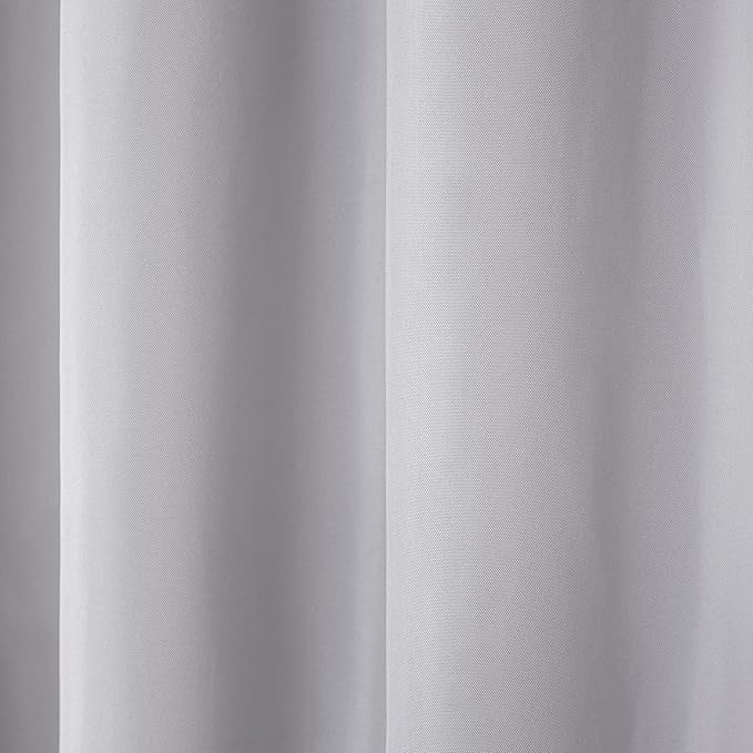 Town & Country Basics Cabana Solid Heavyweight Indoor Outdoor Curtains, Light Filtering Opacity with Grommet Top, Water Repellent, 2-Pack Set, 54"x132", Taupe TOWN+%26+COUNTRY+BASICS