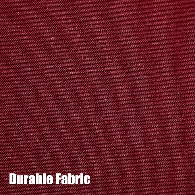 BONZER Waterproof Indoor/Outdoor Curtains for Patio Thick Privacy Grommet Curtains for Bedroom, Living Room, Porch, Pergola, Cabana, 1 Panel, 84W x 95L inch, Red Bonzer
