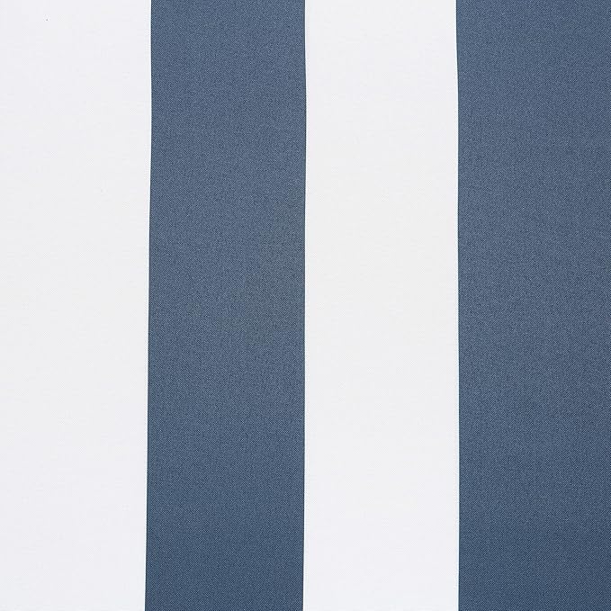 Sun Zero Valencia 2-Pack Cabana Stripe Indoor/Outdoor UV Protectant Energy Efficient Grommet Curtain Panel Pair SunZero%E2%84%A2