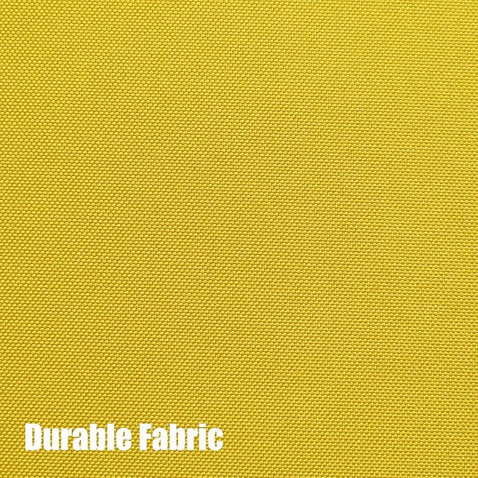 BONZER Waterproof Indoor/Outdoor Curtains for Patio Thick Privacy Grommet Curtains for Bedroom, Living Room, Porch, Pergola, Cabana, 1 Panel, 54W x 84L inch, Yellow Bonzer